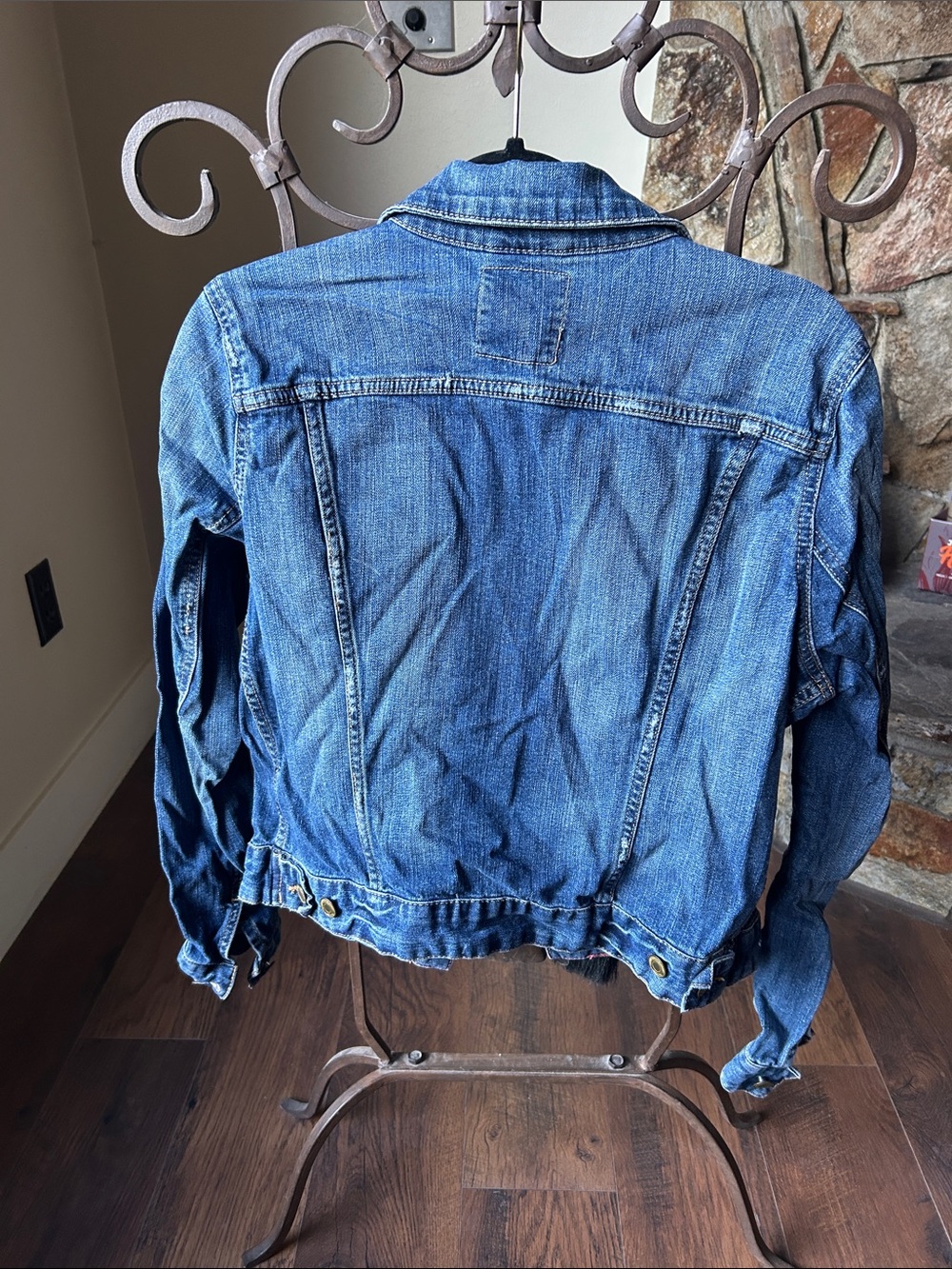 L.O.G.G.: Denim Button-Front Jacket - Blue - Picture 2 of 3